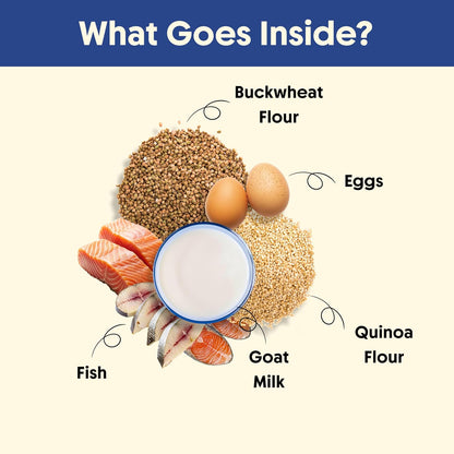 Whole Tails™ Fishy Fish Dog Treats | Natural High-Protein Omega-Rich Training & Reward Treats for Dogs | Healthy Skin & Coat Support | 200g | Pawfect Chefs
