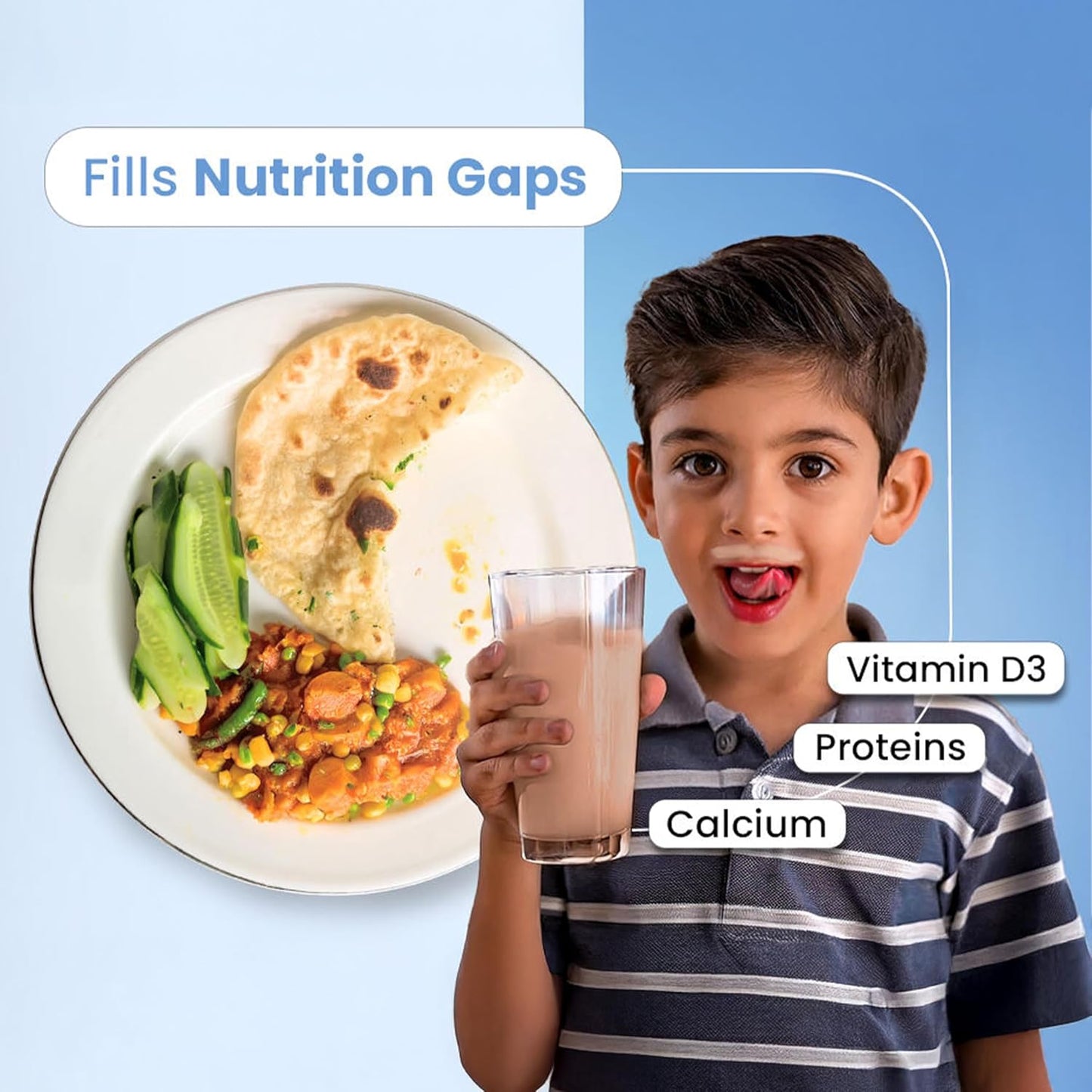 Little Joys Belgian Chocolate Nutrimix for Boys (350g) | 7-12 Years | Naturally Sweetened with Jaggery & Dates | With 23 Essential Vitamins & Minerals | 9g Protein per Serving | Supports Healthy Growth & Boosts Immunity | With Bajra, Ragi, Almonds & Oats