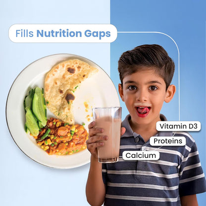 Little Joys Belgian Chocolate Nutrimix for Boys (350g) | 7-12 Years | Naturally Sweetened with Jaggery & Dates | With 23 Essential Vitamins & Minerals | 9g Protein per Serving | Supports Healthy Growth & Boosts Immunity | With Bajra, Ragi, Almonds & Oats