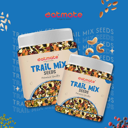 Eatmate Absolute Healthy Dry Fruits and seedMix, Premium Trail Mix | Healthy MixedSeed with Dry Fruits, Almond, Cashew, Cranberry, Pumpkin, Sunflower, Black Raisins