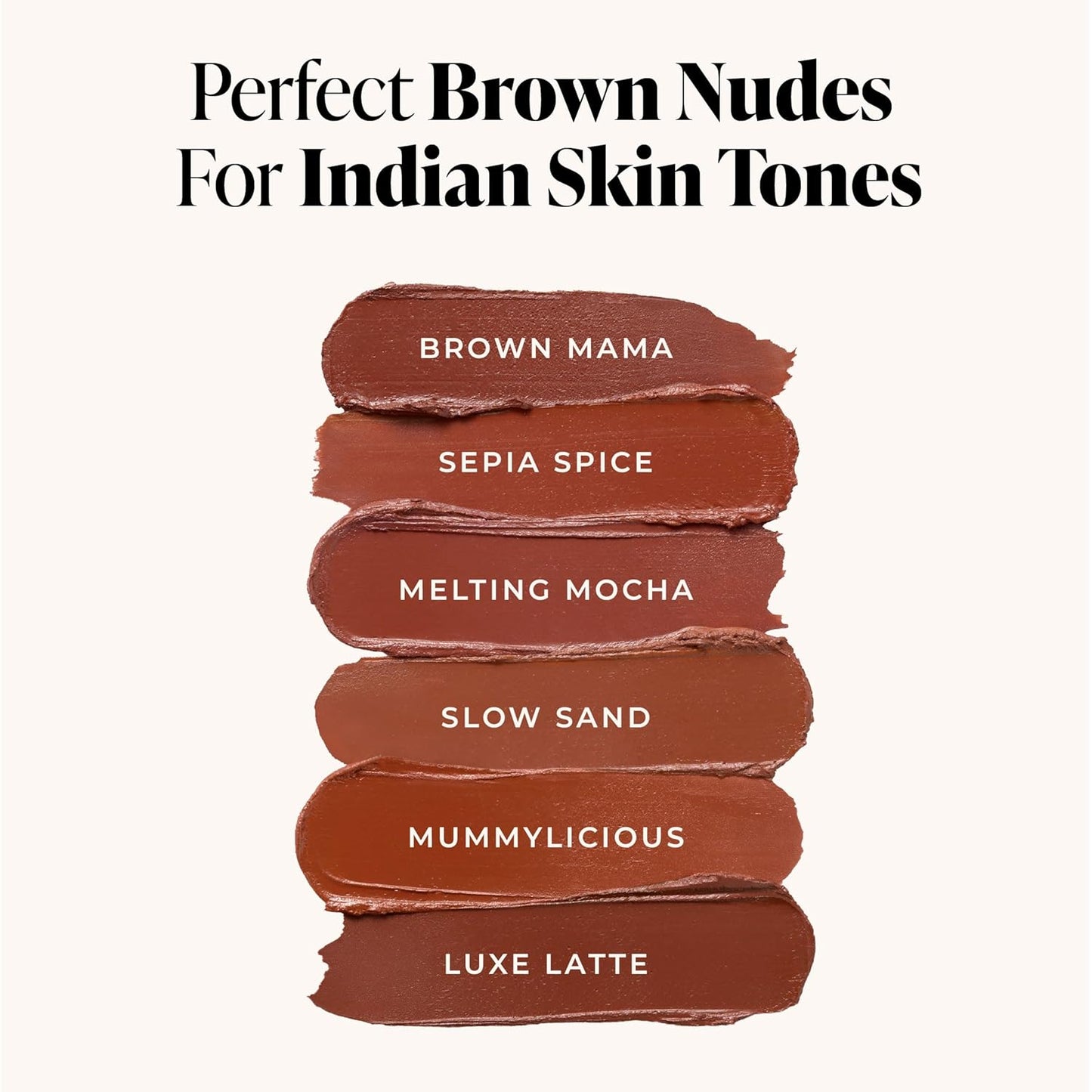 LoveChild Masaba Ultra Matte Nude Brown Lipstick, Long Lasting Upto 6Hrs, Transfer-Proof, Hydrating & Nourishing Bullet Lipsticks For Women, Melting Mocha, 4.5g