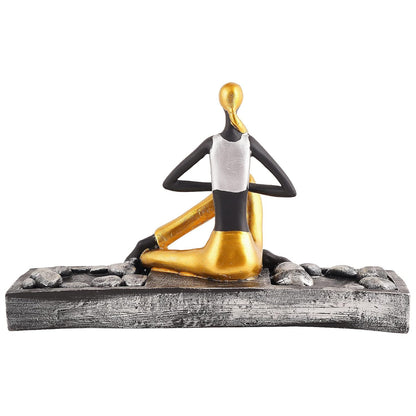 Yoga Lady Home & Office Decor showpiece (y2000)