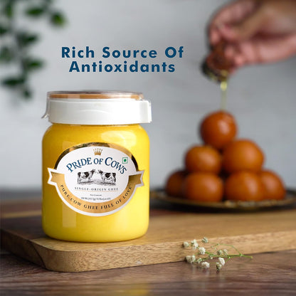 Pride Of Cows Pure Ghee I Single Origin I Untouched by Human Hands I Farm Fresh Granular Cow Ghee I 100% Pure,Natural & Healthy I Easy To Digest I Rich In Healthy Fats I No Added Preservative