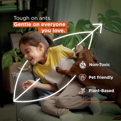 Tru Nature Herbal Ant Repellent Spray - 200 ML | Removes entire Ant Colony | 100% Plant Based, Chemical Free | Works on All Ant Types | For Home, Kitchen, Office & Garden