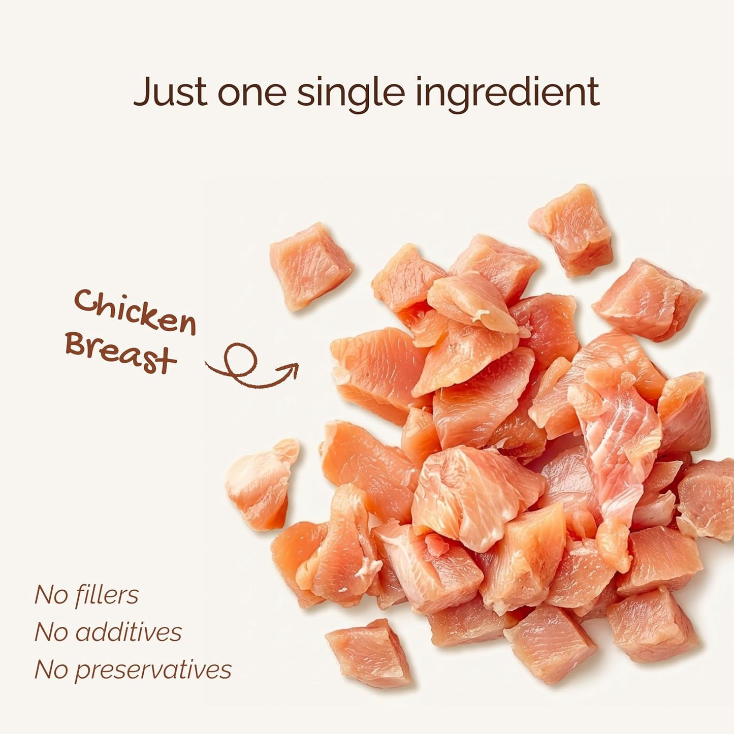 Chompz Freeze Dried Chicken Treats for Cats | 30gm Crunchy Treats | 100% Chicken Breast | for Kittens & Adult Cats | Single Ingredient & High Protein | Human Grade | Low Calorie | Grain & Gluten Free