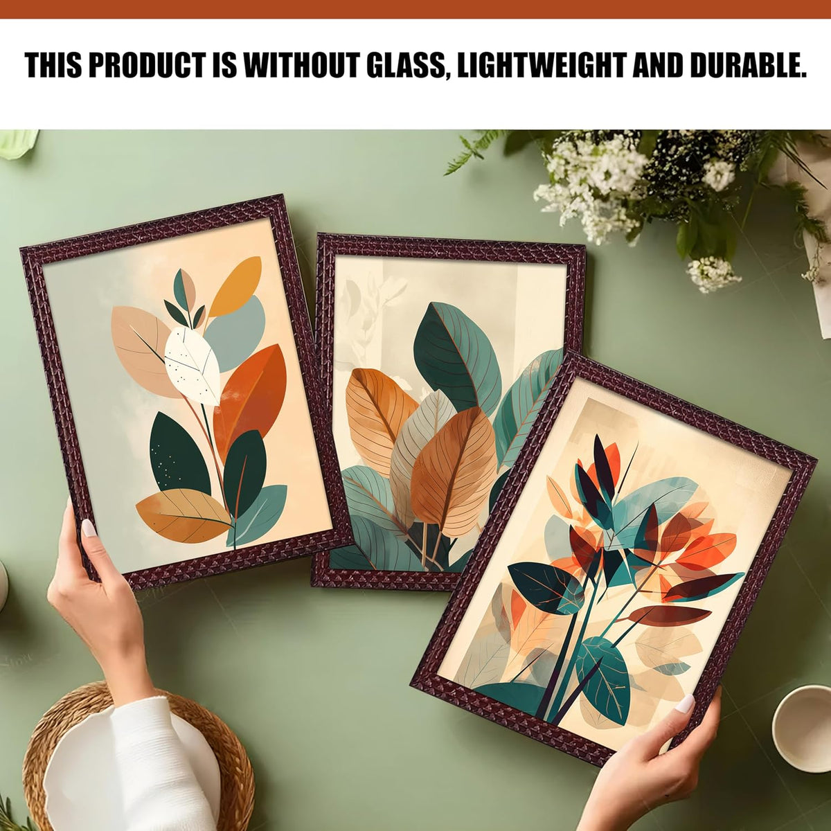 Framed Art Painting For Home, Living Room, Hall | Traditional Paintings With Frame For Home Decor (Floral D3)