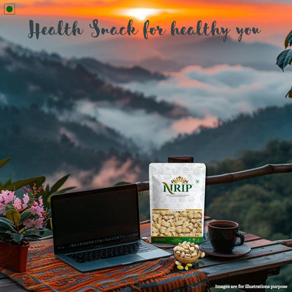 NRIP Premium California Roasted & Salted Pistachios 200g | Healthy Snacks, Dry Fruits, Pista | Tasty & Healthy | High in Protein & Dietary Fiber | Low Calorie Nuts