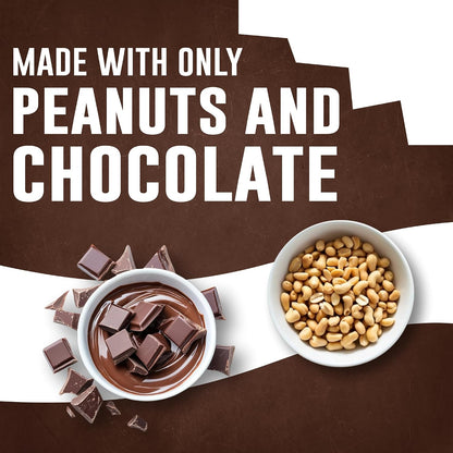 Growfitz Peanut Butter Chocolate Crunchy 800g | 24g High Protein Peanut Butter | 7g Fiber | Tasty & Healthy Nut Butter Spread for Breakfast & Snacks | Roasted Peanuts | Zero Sugar (Pack of 1)