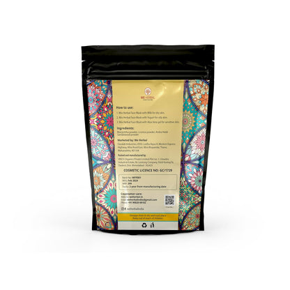 Face Mask | Instant At-Home Facial with Manjistha, Licorice & Amba Haldi | Detoxifies, Soothes & Brightens | 100% Natural | No Fragrance or Colour | 50g