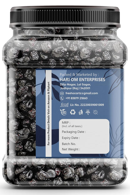 FreshoCartz Organic Dried Blueberry Plum 250g | | High in Antioxidants & Fiber | Healthy Snack | Blueberry Dried Superfood | Premium Dry Fruit