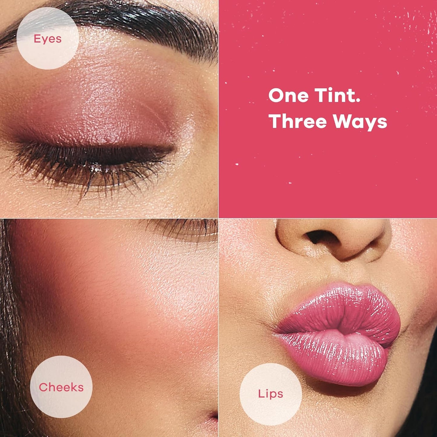 Earth Rhythm Tender Tint for Lip & Cheek with Pure Plant Pigments 10 H Stay - Rosé