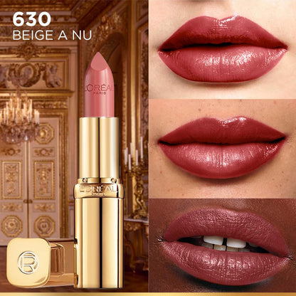 L’Oréal Paris Color Riche Satin Lipstick- 630 Beige A Nu, 4.3 gm