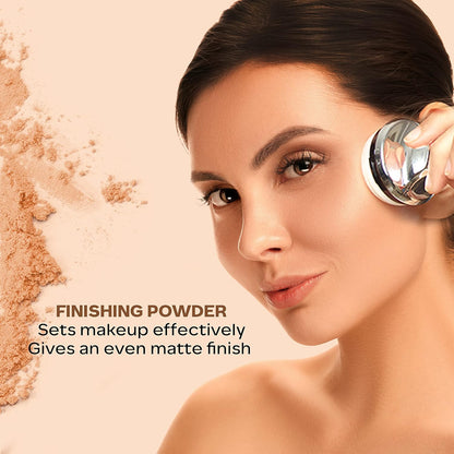 FACES CANADA Ultime Pro Mineral Loose Powder - Sand Beige 03, 7g| Light-Medium Coverage | Soft Luminous Glow | Flawless Makeup Setting Powder | Silky Matte Finish