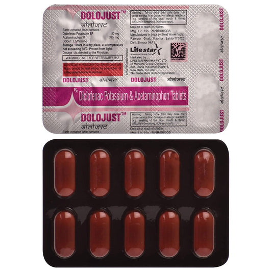 Dolojust - Strip of 10 Tablets