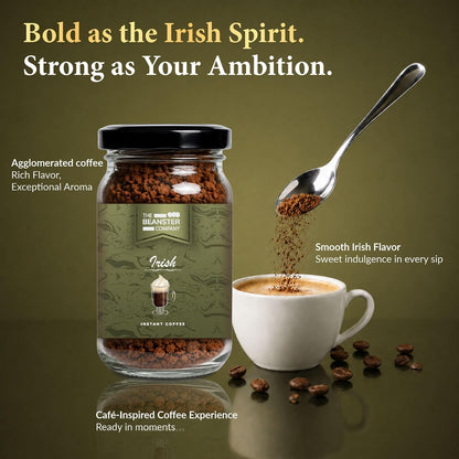 The Beanster Company Irish Cream Flavoured Instant Coffee, 50g
