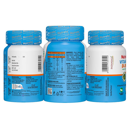 Nutrela Combo Vitamin B12 & D2k