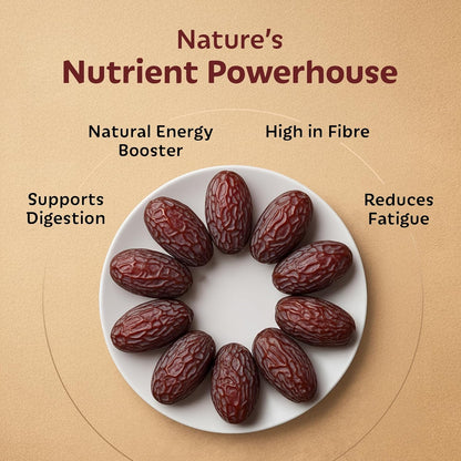 Soully Medjool Dates 400g | Premium Soft & Juicy Medjoul Khajoor | High in Fibre | No Added Sweeteners or Preservatives | Healthy Snacks | Healthy Dates for Snacking & Recipes | Dry Fruits