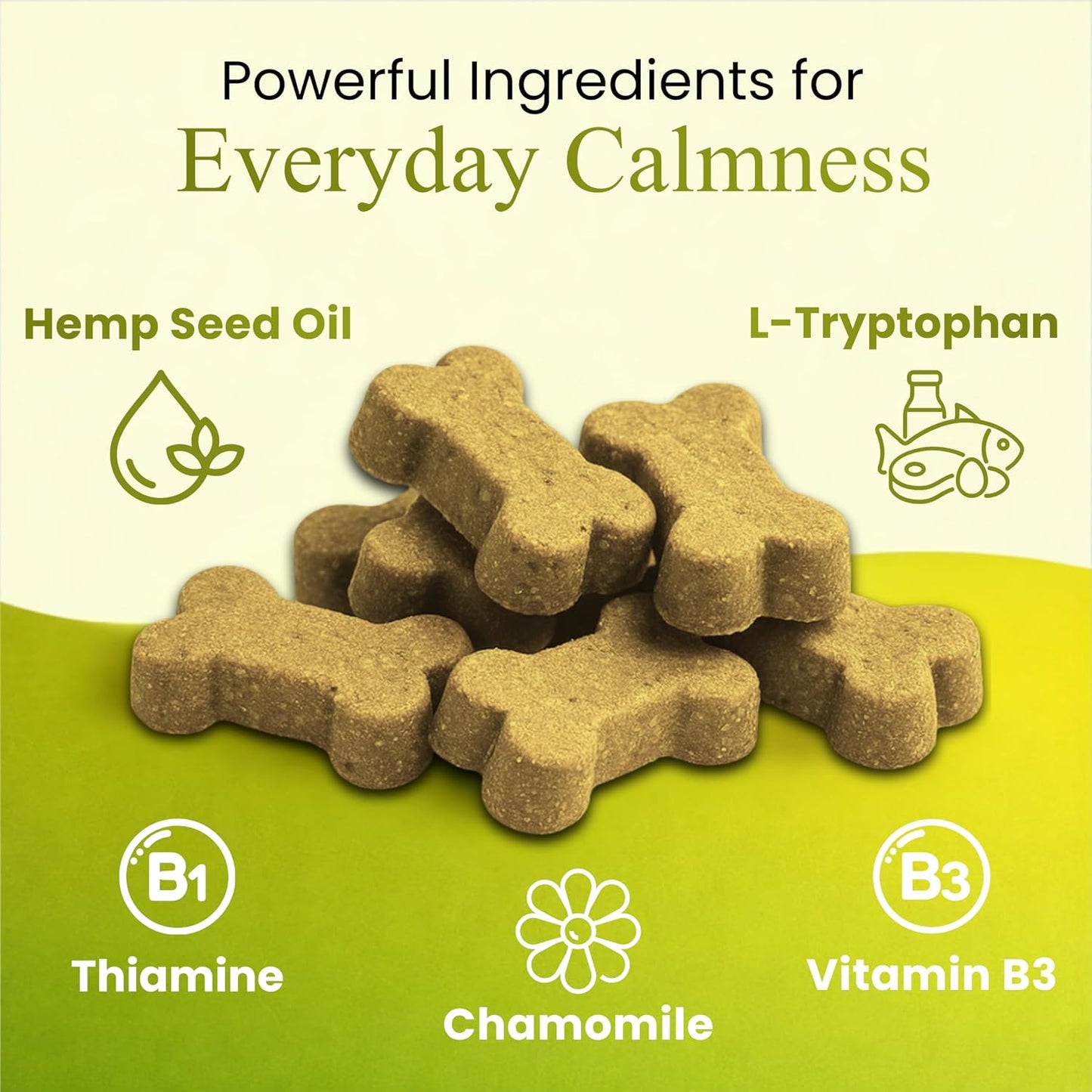 Petroyale Calming Chews for Dogs | Reduces Stress & Aggression in Dogs | Dog Behaviour Management | Non-Drowsy | Anti-Anxiety & Long-Lasting Relief | Suitable for Daily Use | 20 Soft Chews