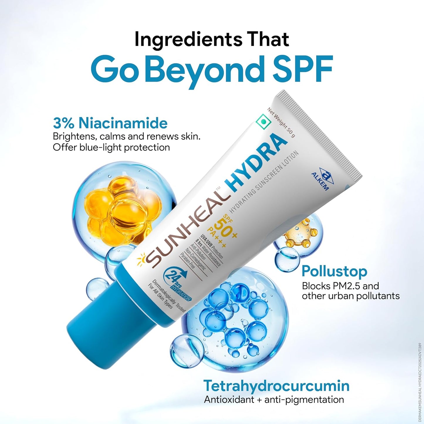 SUNHEAL Hydra hydrating sunscreen lotion SPF 50+ PA +++