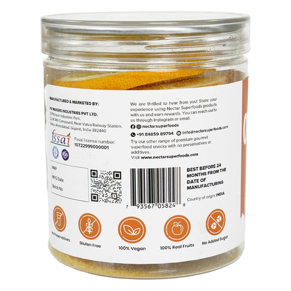 Freeze Dried Orange Slices – 30g Jar Pack of 1 | 100% Natural Crispy Fruit Snack | No Added Sugar | Healthy & Lightweight |