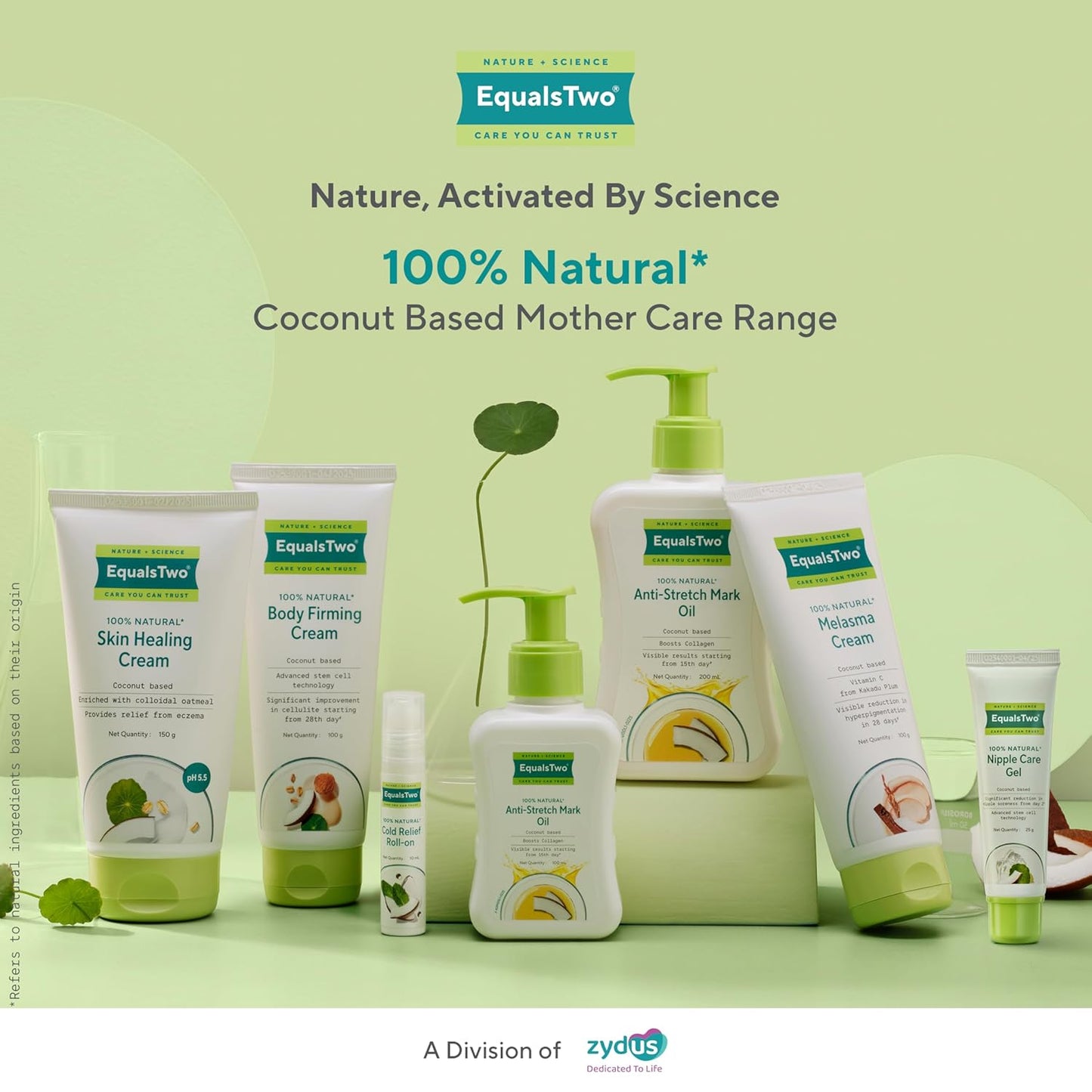 EQUALSTWO by Zydus Body Firming Cream, Anti-Cellulite Cream for Skin Tightening & Elasticity, Enriched with Vitamin C, Shea Butter, Logan Fruit, & Lotus Flower Extract, PH 5.5, Dermatologically Tested, 100ml (Pack 1)