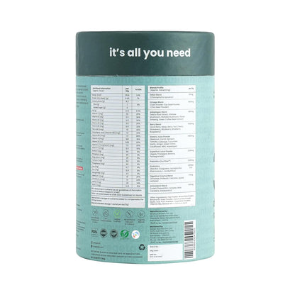 Supply6 360 Ultimate Health Powder for Women & Men | Daily Supplement with 63+Vitamins, Minerals, Probiotics, and Superfoods | Daily Greens | Gut Health supplements, Energy, Immunity (15 Servings)