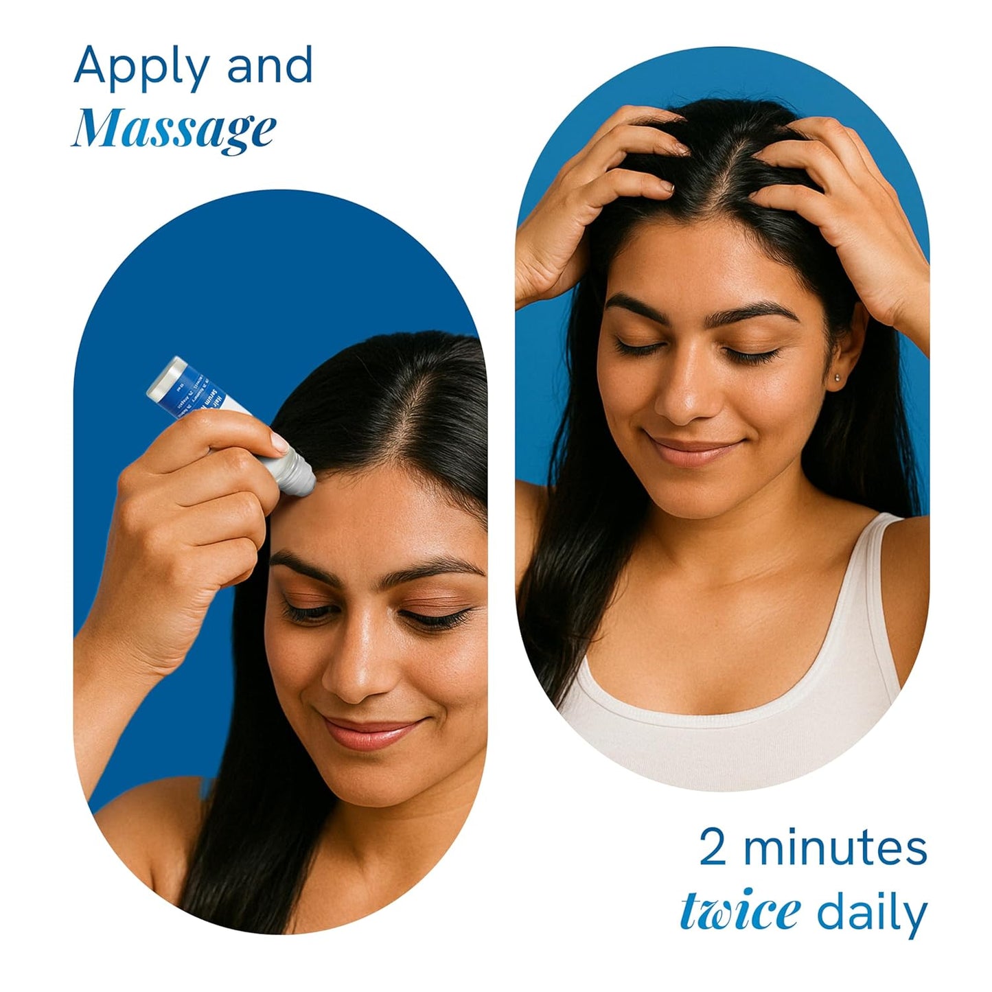 Be Bodywise Rosemary Hair Growth Serum (Roll On)|Promotes Hair Growth & Stimulates Hair Follicles |3% Rosemary, 3% Redensyl & 2% Anagain | Hair Fall Control Serum For Unisex |For All Hair Types | 50Ml