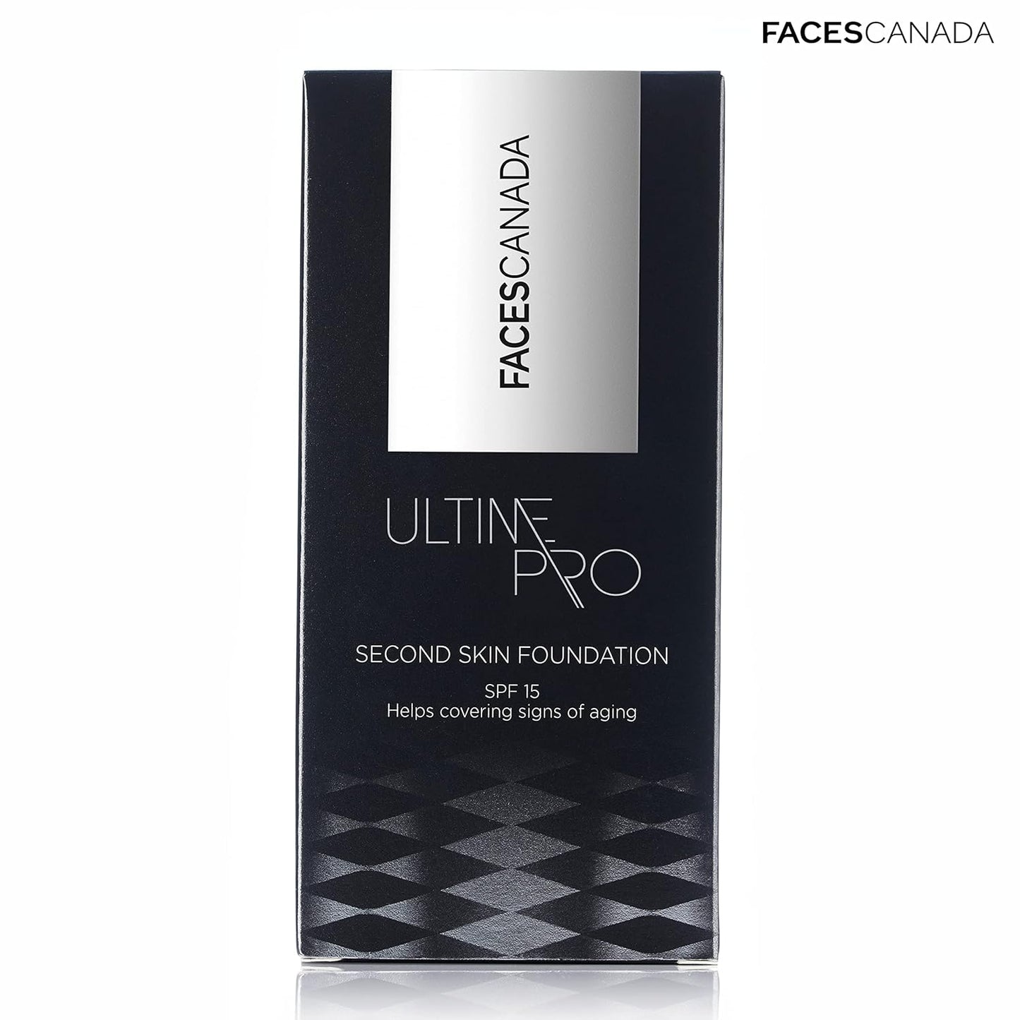 FACES CANADA Ultime Pro Second Skin Foundation - Beige 03, 30ml | Lightweight Anti-Ageing Serum Foundation | 3X Lighter | Natural Matte Finish | Medium To High Coverage | SPF 15 | Non-Oily
