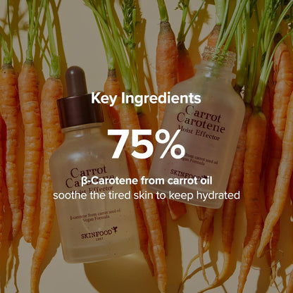 SKIN FOOD since 1957 Skinfood Carrot Carotene Moist Effector 52Ml | Deep Hydration I Fast Absorption I Youthful Radiance