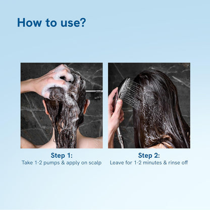 Be Bodywise Anti Dandruff Shampoo 150ml | pH 5.5 | Clinically Proven Actives with Citric Acid, Oat & Aloe Vera Extract | Paraben Free & Vegan