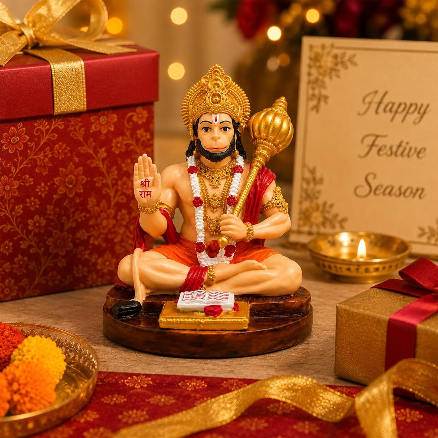 UNOVATE Hanuman Idol for Car Dashboard | Hanuman Murti | Home, Office Desk