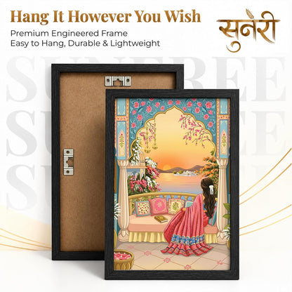 Traditional Indian Wall Art — Set of 2 (ART 12, 13x19 INCHES)
