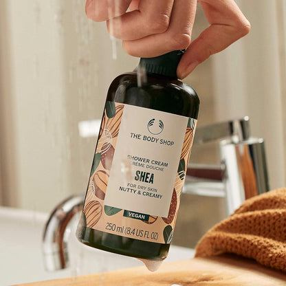 The Body Shop Vegan Shea Shower Cream, 250 Ml (packaging may vary)