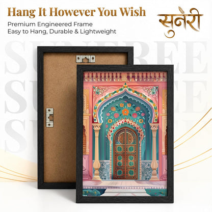 Traditional Indian Wall Art — Set of 2 (ART 13, 13x19 INCHES)