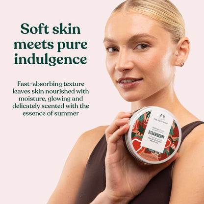 The Body Shop Strawberry Softening Body Butter, 200ml