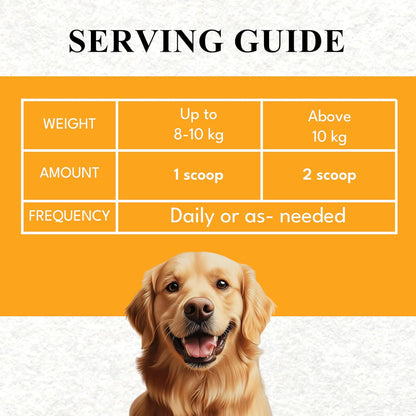 Petroyale Furpro-40 Dogs Protein Powder Supplement - Dog Skin & Coat + Hair Fall Control Supplement- Omega 3 6 9 for Dogs & Cats - Dog Muscle & Weight Gain Powder - Growth Food - Fish Flavor - 400g