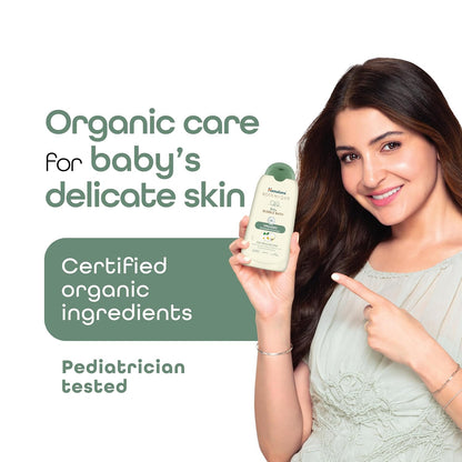 Himalaya Botanique Baby Bubble Bath 100 ml | Organic | Preserve Moisture Lock | No Tears | Dermatologically Tested | Helps Protect Skin Barrier | pH 5.5 | Hypoallergenic |No Added Fragrance