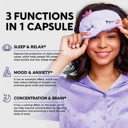 VITARUHE® L-Theanine 250 mg - Promotes a Relaxed State & Healthy Stress Response* -90 Capsules