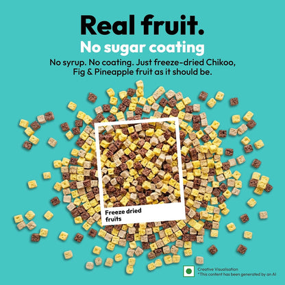 True Elements Muesli Sugar Free 1.2 kg - 100% Wholegrain Muesli | No Added Sugar | Diet Food for Weight Management | Healthy and Quick Breakfast | Millet Muesli - 18% Jowar | HIgh Protein