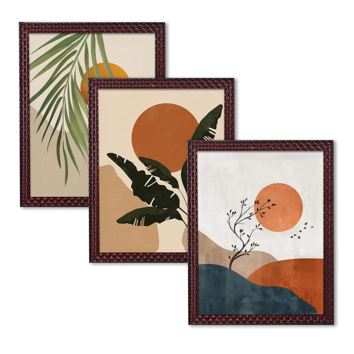 Framed Art Painting For Home, Living Room, Hall | Traditional Paintings With Frame For Home Decor (Floral D4)