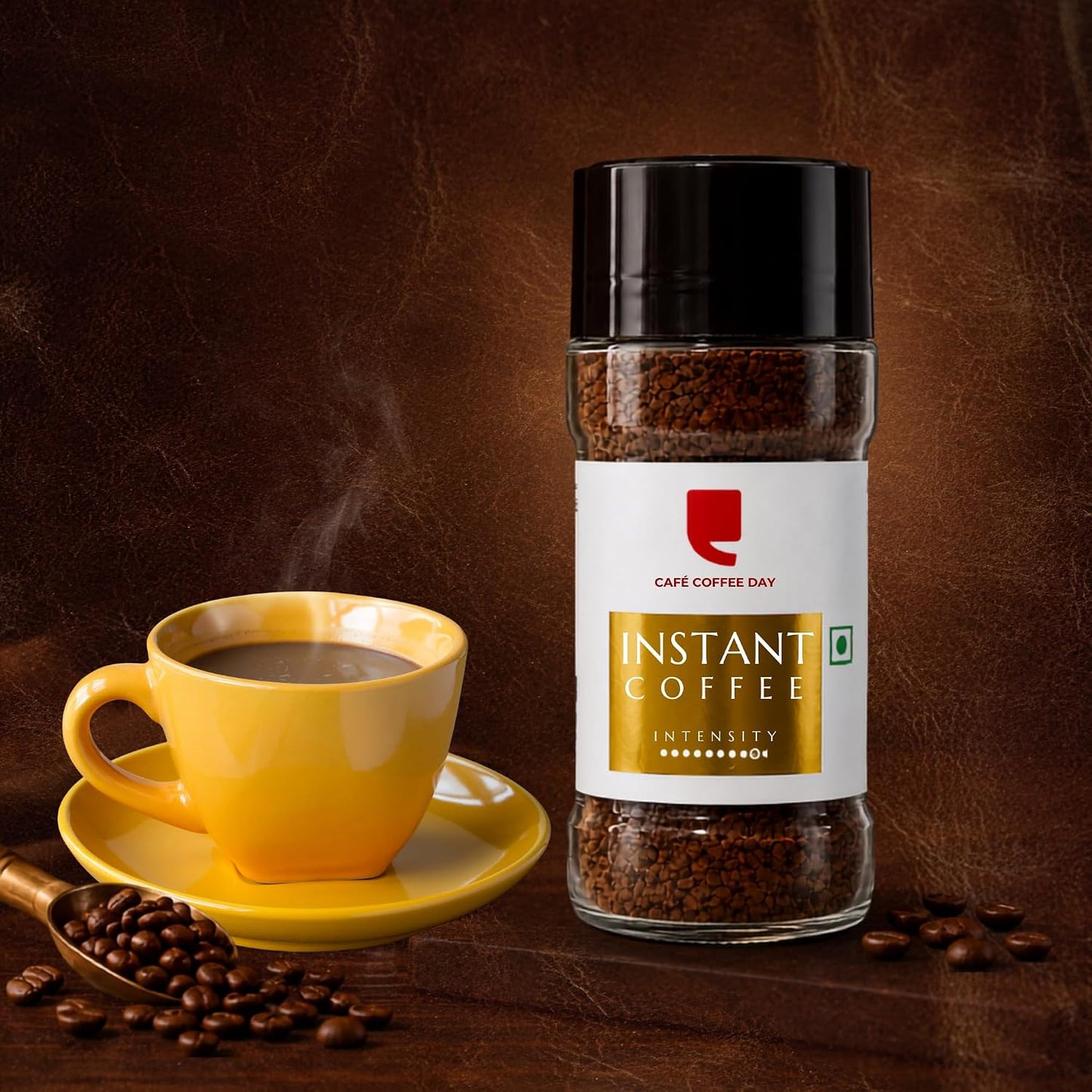 Cafe Coffee Day Strong Instant Coffee | Strong Blend | Dark Roasted To Perfection | Intense, Bold And Strong Flavour | Have It With Milk Or Without | Cold & Hot | Rich Aroma | Perfect for Espresso, Cappuccino, and Black Coffee Lovers