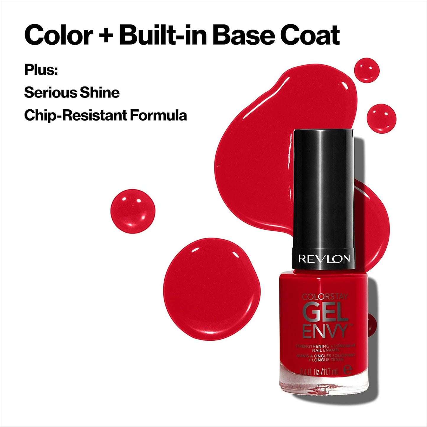 Revlon ColorStay Gel Envy Longwear Nail Polish, with Built-in Base Coat & Glossy Shine Finish, in Nude/Brown, 465 2 Of A Kind, 11.7 ml