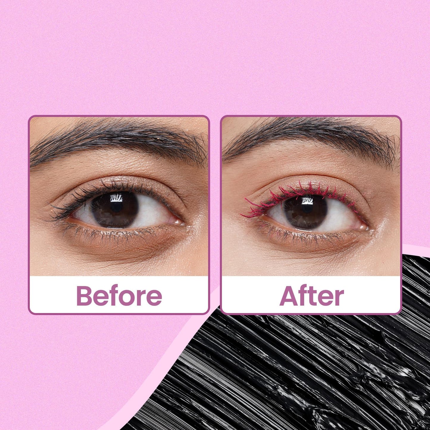 Swiss Beauty Waterproof Volumizing Colour Play Mascara | With Jojoba oil and Vitamin B5 | 6ml, Shade- Green