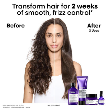L’Oréal Professionnel Keratin Alpha Sleek Shampo for Frizz Control & Smoothness | Sulfate free formula for hair smoothness | Professional shampoo with Keratin alpha shaper,amino acid chains | 250 ml