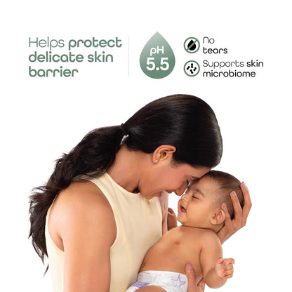 Himalaya Botanique Baby Wash & Shampoo 100 ml | Organic | Preserve Moisture Lock| No Tears | Dermatologically Tested | Helps Protect Skin Barrier | pH 5.5 | Hypoallergenic | No Added Fragrance