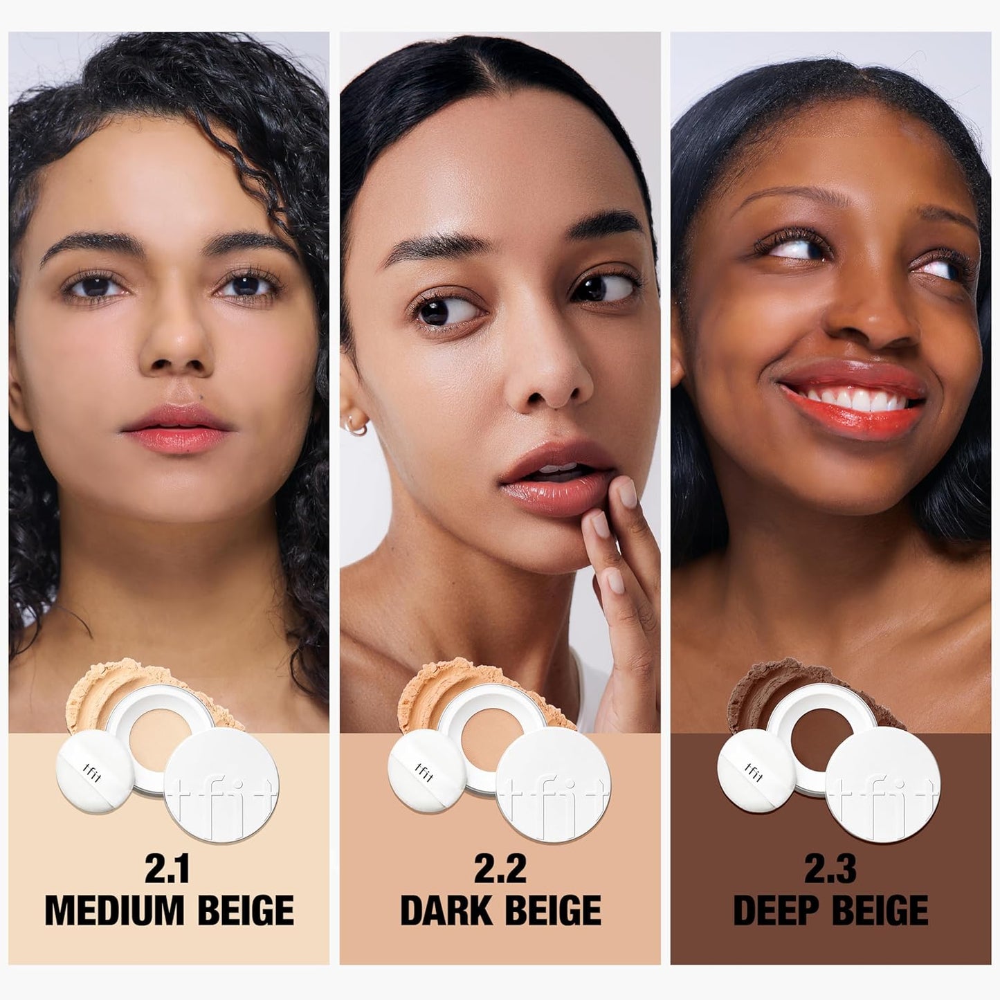 TFIT Translucent Set Finishing Powder - Sebum Control Face Loose Powder, Matte & Silky Finish, Lightweight, Long-lasting, Korean Makeup Setting Powder, 0.24 Oz. (02 Skin Beige, 0.24 Oz.)