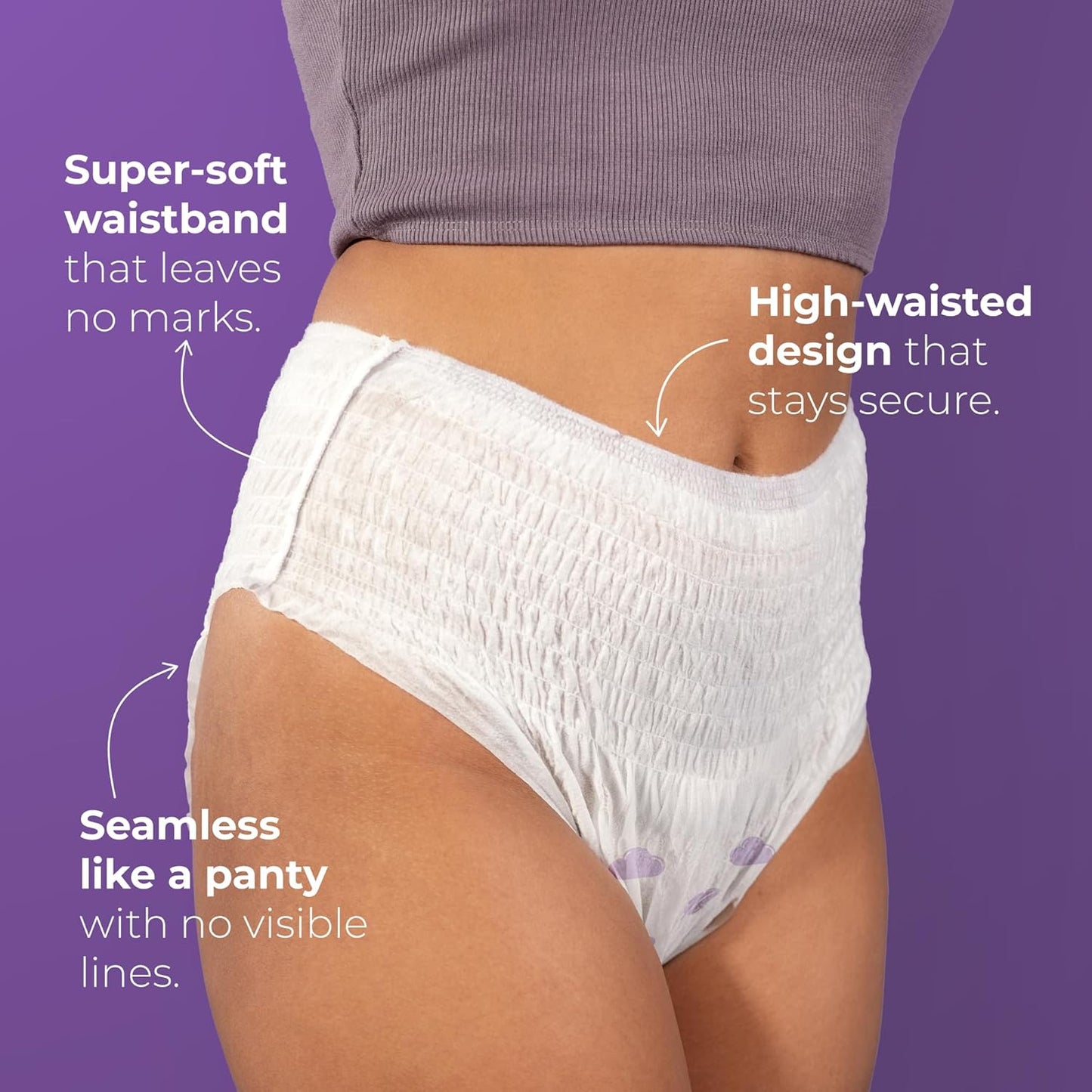 Nua 360° Comfort Period Panties (M-L) | Pack of 5 | Ultra-Absorbent | Zero Irritation | 4X Comfort | for Heavy Flow | No rashes | Leakproof | Seamless | 100% Toxic-Free, Dermatologically Tested