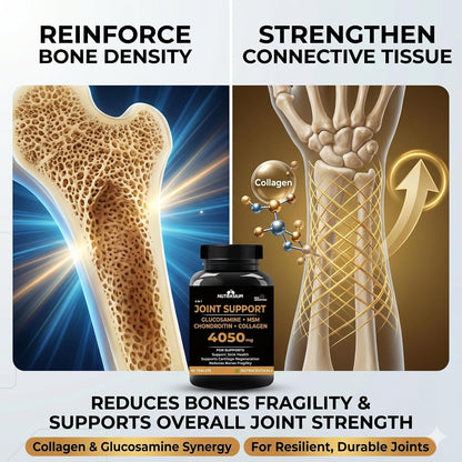 Nutrasium Glucosamine Tablets For Joint Support Supplement with Collagen & Glucosamine Chondroitin MSM | Joint support | Joint Pain Tablets - 45