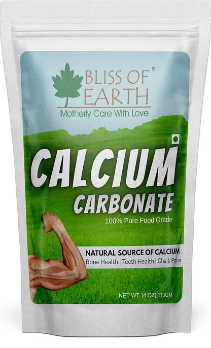 Bliss of Earth Calcium Carbonate Powder 113gm
