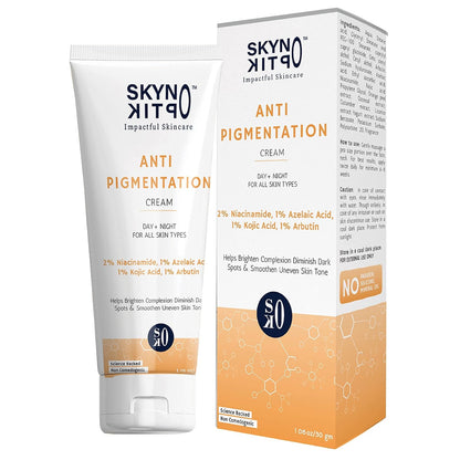 Anti Pigmentation Cream || Hyperpigmentation & Dark Spot Treatment with 2% Niacinamide, Azelaic Acid, Kojic Acid & Arbutin | Dark Spot Corrector for Women & Men (30g)